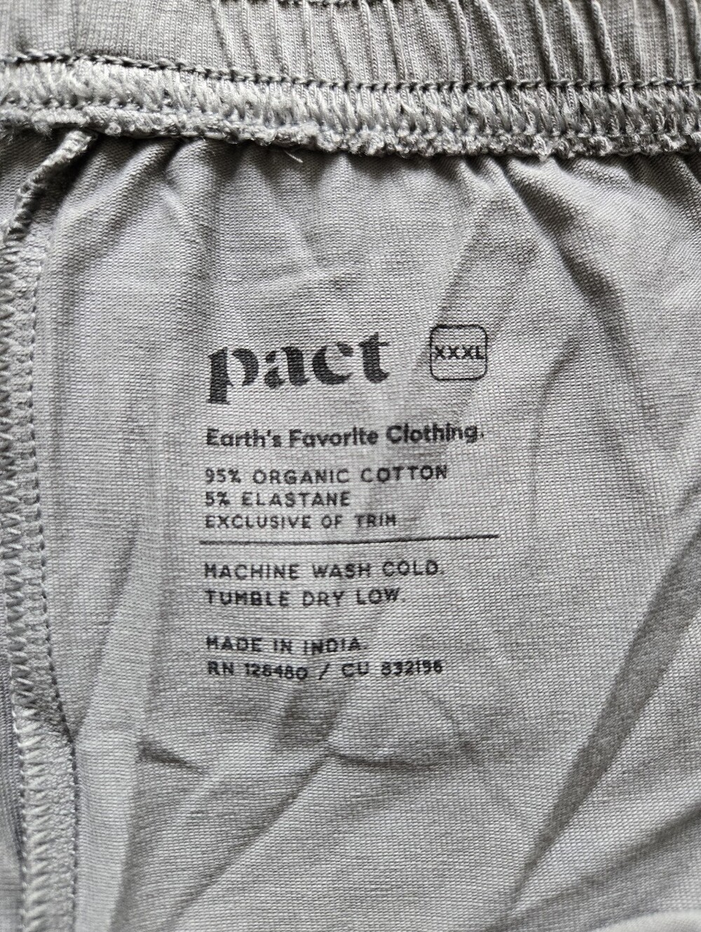 Bundle - Pact Luxe Essential Short Luxe Stretch Jersey Tank Castor Green XXXL - Picture 9 of 16
